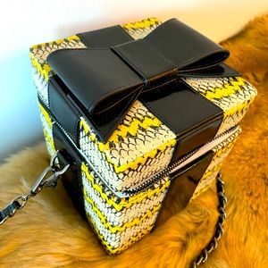 Alice Olivia Python Present Box Bag